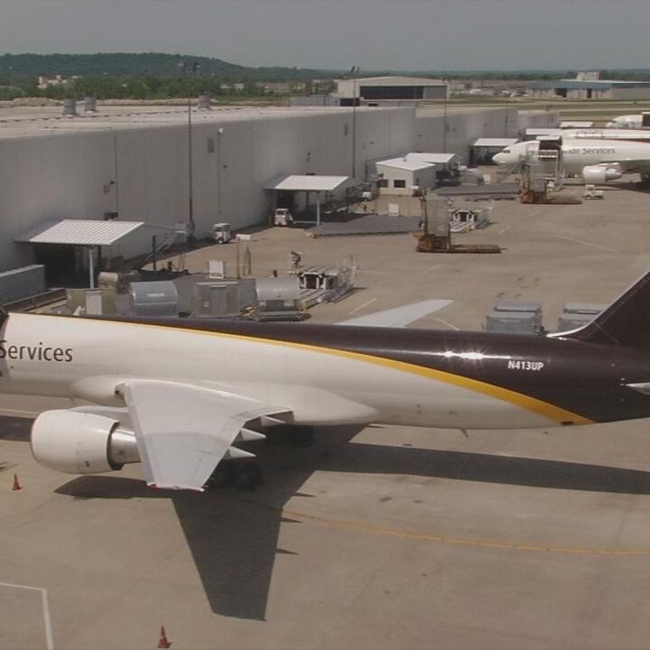 UPS cargo planes at Worldport